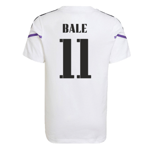 2022-2023 Real Madrid Training Tee (White) (BALE 11)