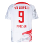 2022-2023 Red Bull Leipzig Home Shirt (White) (POULSEN 9)