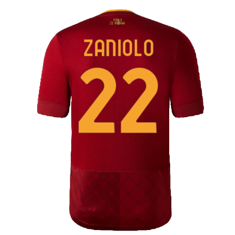 2022-2023 Roma Home Shirt (Kids) (ZANIOLO 22)