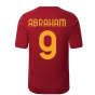 2022-2023 Roma Pre-Game Warmup Jersey (Home) (ABRAHAM 9)