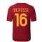 2022-2023 Roma Pre-Game Warmup Jersey (Home) (DE ROSSI 16)