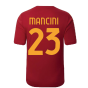 2022-2023 Roma Pre-Game Warmup Jersey (Home) (MANCINI 23)