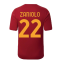 2022-2023 Roma Pre-Game Warmup Jersey (Home) (ZANIOLO 22)