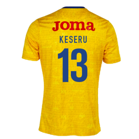 2022-2023 Romania Pre-Match Warm Up Shirt (Yellow) (KESERU 13)