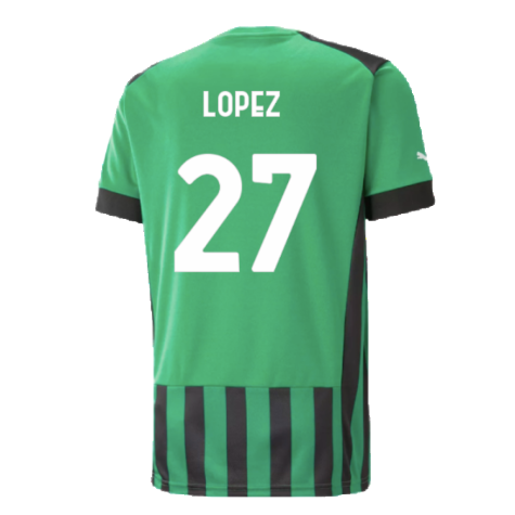 2022-2023 Sassuolo Home Shirt (Lopez 27)
