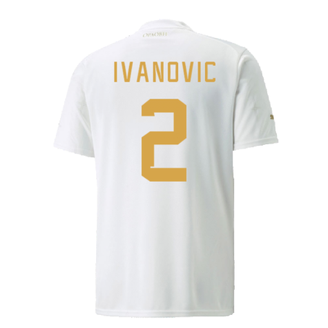 2022-2023 Serbia Away Shirt (IVANOVIC 2)