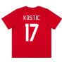 2022-2023 Serbia Ftbl Core Tee (Red) (KOSTIC 17)