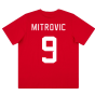 2022-2023 Serbia Ftbl Core Tee (Red) (MITROVIC 9)