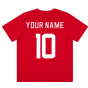2022-2023 Serbia Ftbl Core Tee (Red) (Your Name)