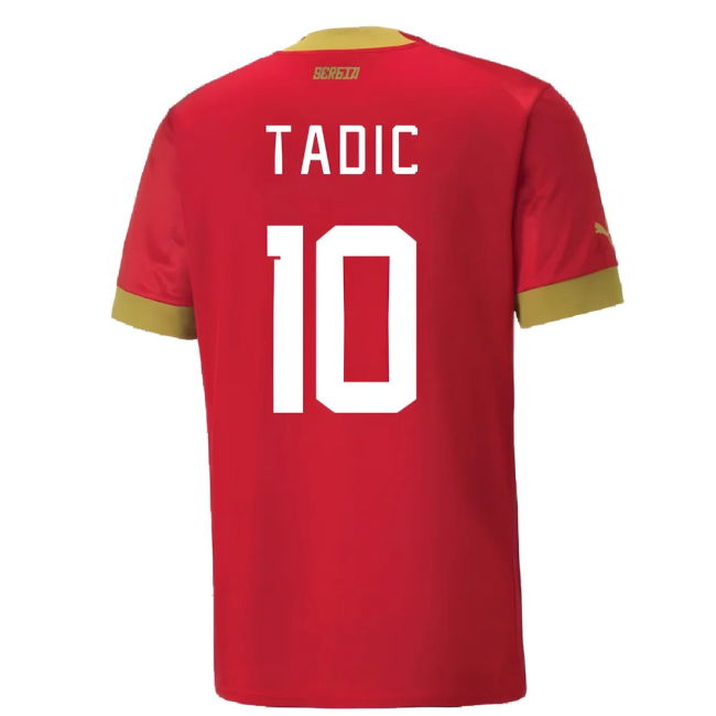 2022-2023 Serbia Home Shirt (TADIC 10)
