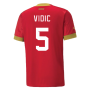 2022-2023 Serbia Home Shirt (VIDIC 5)