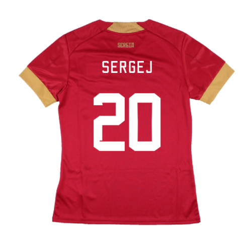 2022-2023 Serbia Home Shirt (Womens) (SERGEJ 20)