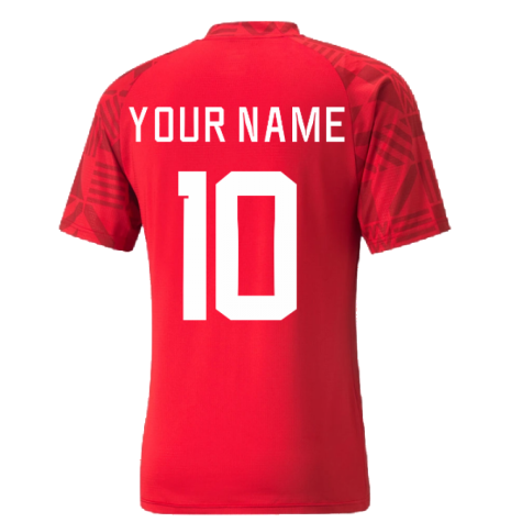 2022-2023 Serbia Pre-Match Jersey (Red) (Your Name)