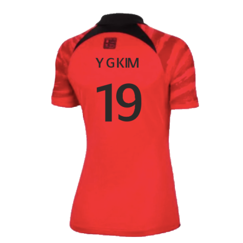 2022-2023 South Korea Home Shirt (Ladies) (Y G KIM 19)