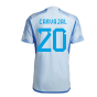 2022-2023 Spain Authentic Away Shirt (CARVAJAL 20)