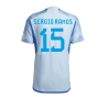 2022-2023 Spain Authentic Away Shirt (SERGIO RAMOS 15)