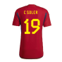 2022-2023 Spain Authentic Home Shirt (C Soler 19)