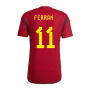 2022-2023 Spain Authentic Home Shirt (Ferran 11)