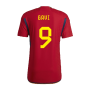 2022-2023 Spain Authentic Home Shirt (Gavi 9)