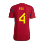 2022-2023 Spain Authentic Home Shirt (Pau 4)