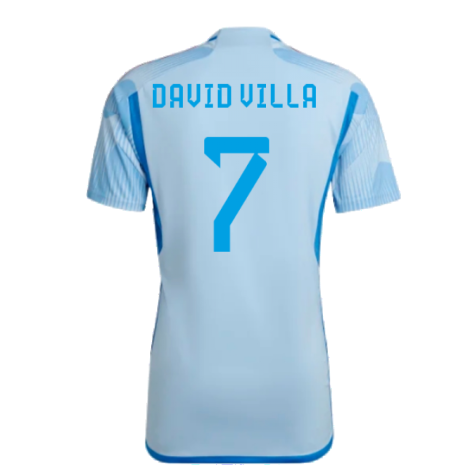 2022-2023 Spain Away Shirt (David Villa 7)