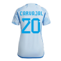 2022-2023 Spain Away Shirt (Ladies) (CARVAJAL 20)