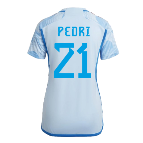 2022-2023 Spain Away Shirt (Ladies) (PEDRI 21)