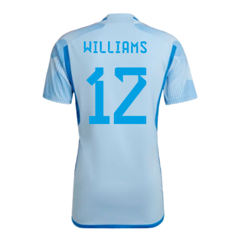 2022-2023 Spain Away Shirt (Williams 12)