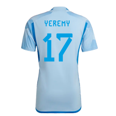 2022-2023 Spain Away Shirt (Yeremy 17)