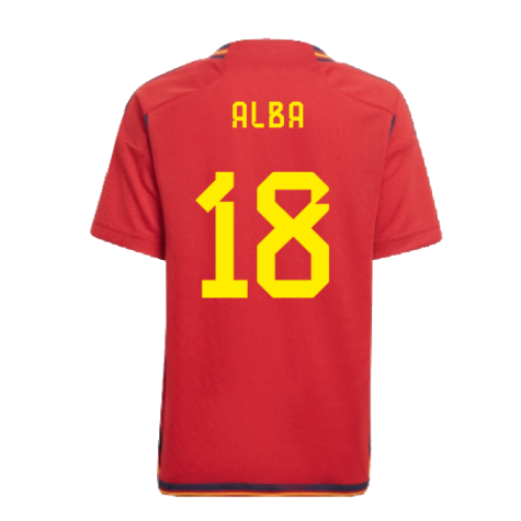 2022-2023 Spain Home Mini Kit (Alba 18)