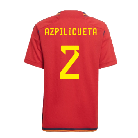 2022-2023 Spain Home Mini Kit (Azpilicueta 2)