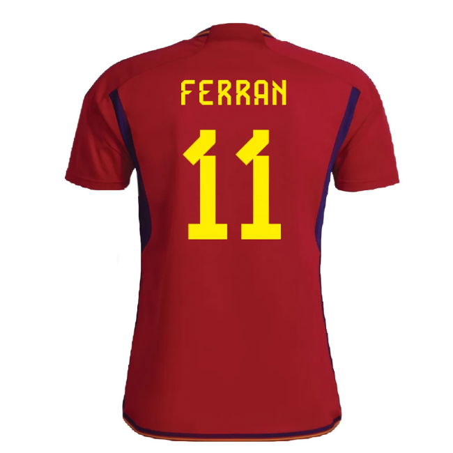 2022-2023 Spain Home Shirt (FERRAN 11)
