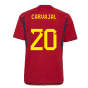 2022-2023 Spain Home Shirt (Kids) (Carvajal 20)
