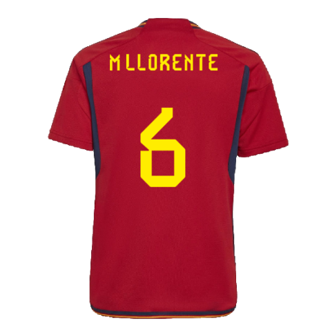 2022-2023 Spain Home Shirt (Kids) (M Llorente 6)