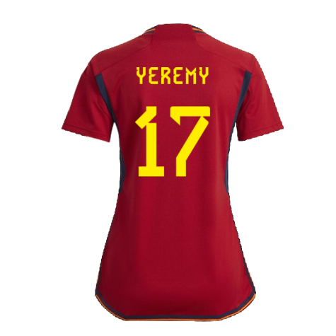 2022-2023 Spain Home Shirt (Ladies) (Yeremy 17)