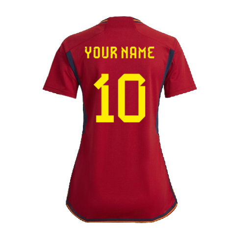 2022-2023 Spain Home Shirt (Ladies) (Your Name)