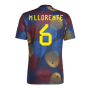 2022-2023 Spain Pre-Match Shirt (Navy) (M LLORENTE 6)