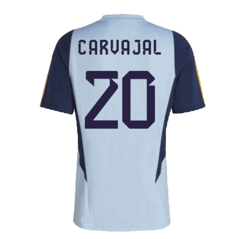2022-2023 Spain Training Jersey (Glory Blue) (CARVAJAL 20)