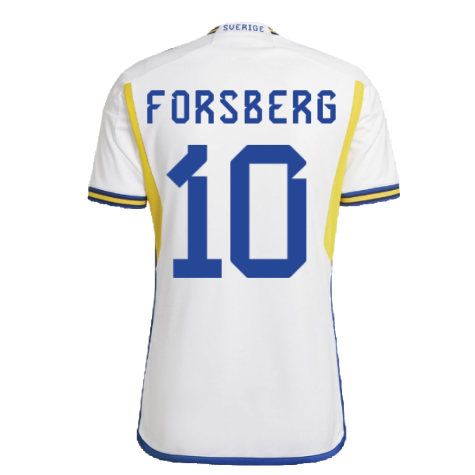 2022-2023 Sweden Away Shirt (FORSBERG 10)