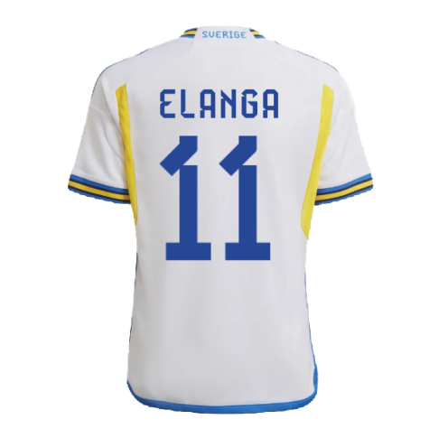 2022-2023 Sweden Away Shirt (Kids) (ELANGA 11)