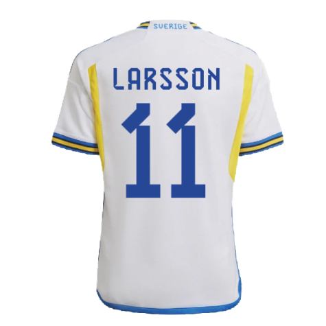 2022-2023 Sweden Away Shirt (Kids) (LARSSON 11)