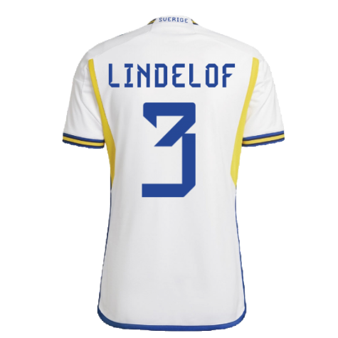 2022-2023 Sweden Away Shirt (LINDELOF 3)