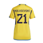 2022-2023 Sweden Home Shirt (Ladies) (KULUSEVSKI 21)
