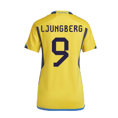 2022-2023 Sweden Home Shirt (Ladies) (LJUNGBERG 9)