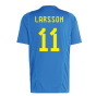 2022-2023 Sweden Training Jersey (Glory Blue) (LARSSON 11)