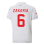 2022-2023 Switzerland Away Shirt (Kids) (Zakaria 6)