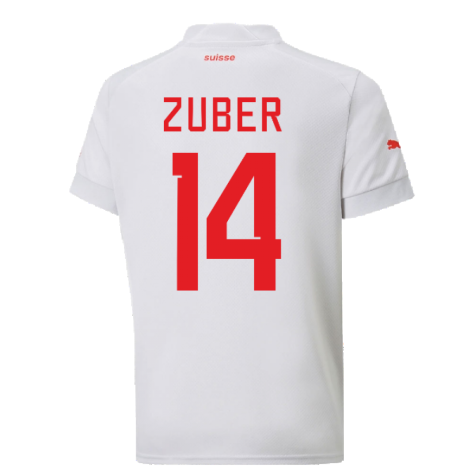 2022-2023 Switzerland Away Shirt (Kids) (ZUBER 14)