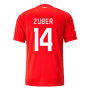 2022-2023 Switzerland Home Shirt (ZUBER 14)