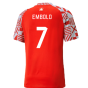 2022-2023 Switzerland Pre-Match Shirt (Red) (Embolo 7)