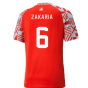 2022-2023 Switzerland Pre-Match Shirt (Red) (Zakaria 6)
